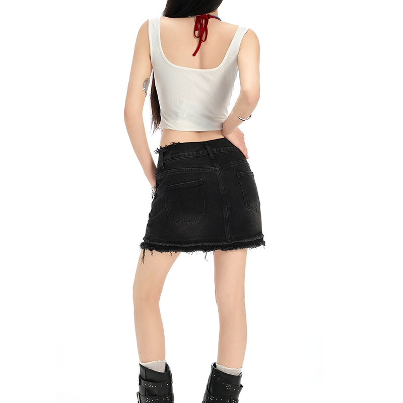 Small fellow slim short skirt high waist skirt for women