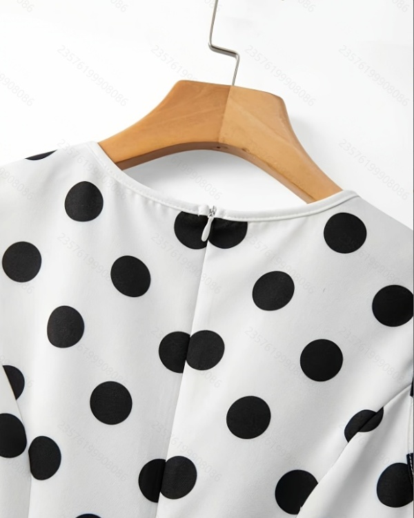 Retro round neck France style summer vest for women
