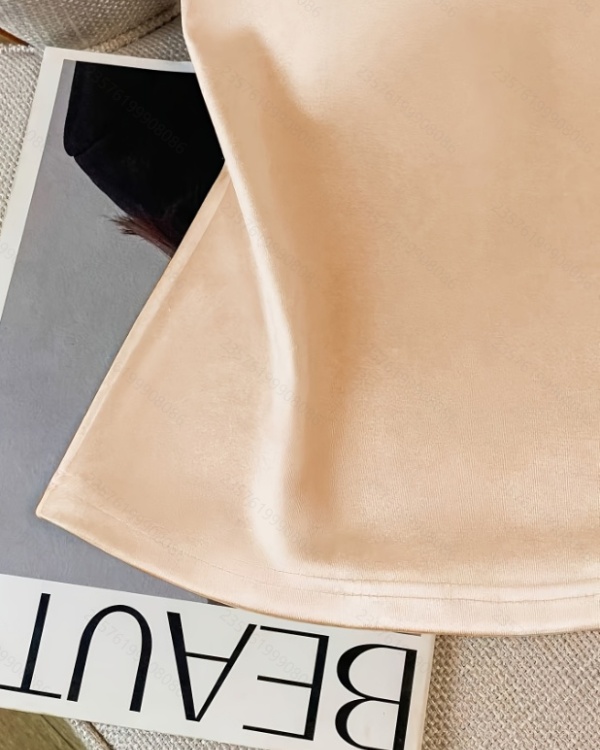 Satin all-match knitted elegant fashion tops for women
