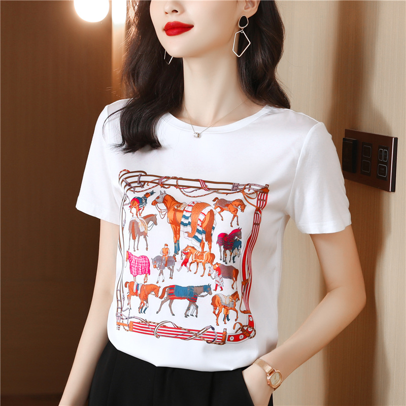 Silk small shirt real silk tops for women
