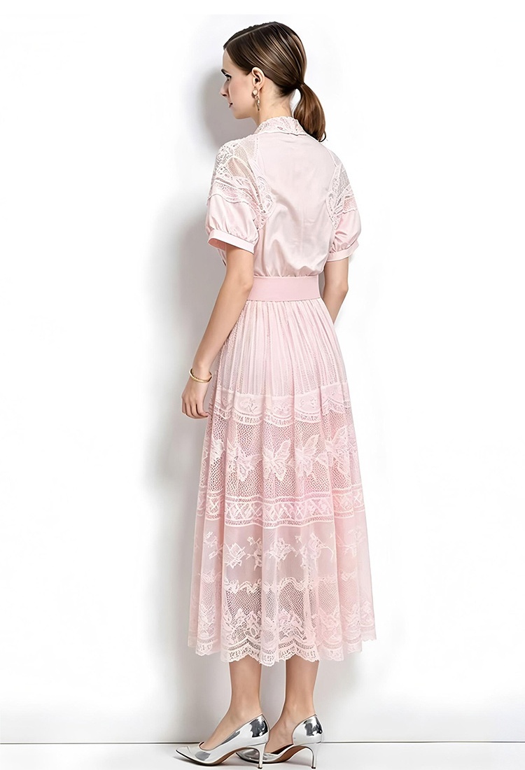 Elegant temperament France style fashion show young dress