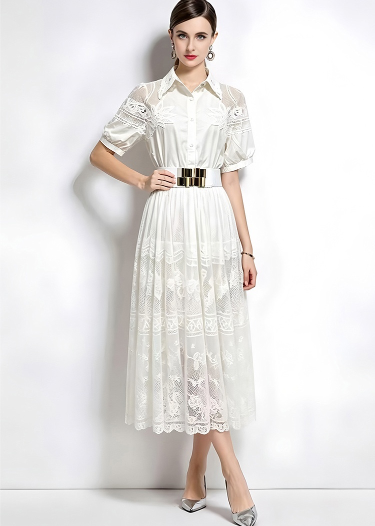 Elegant temperament France style fashion show young dress