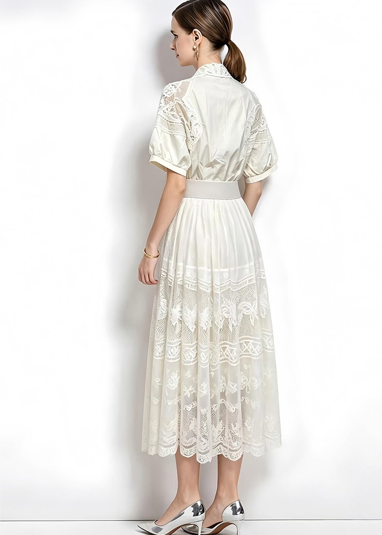 Elegant temperament France style fashion show young dress