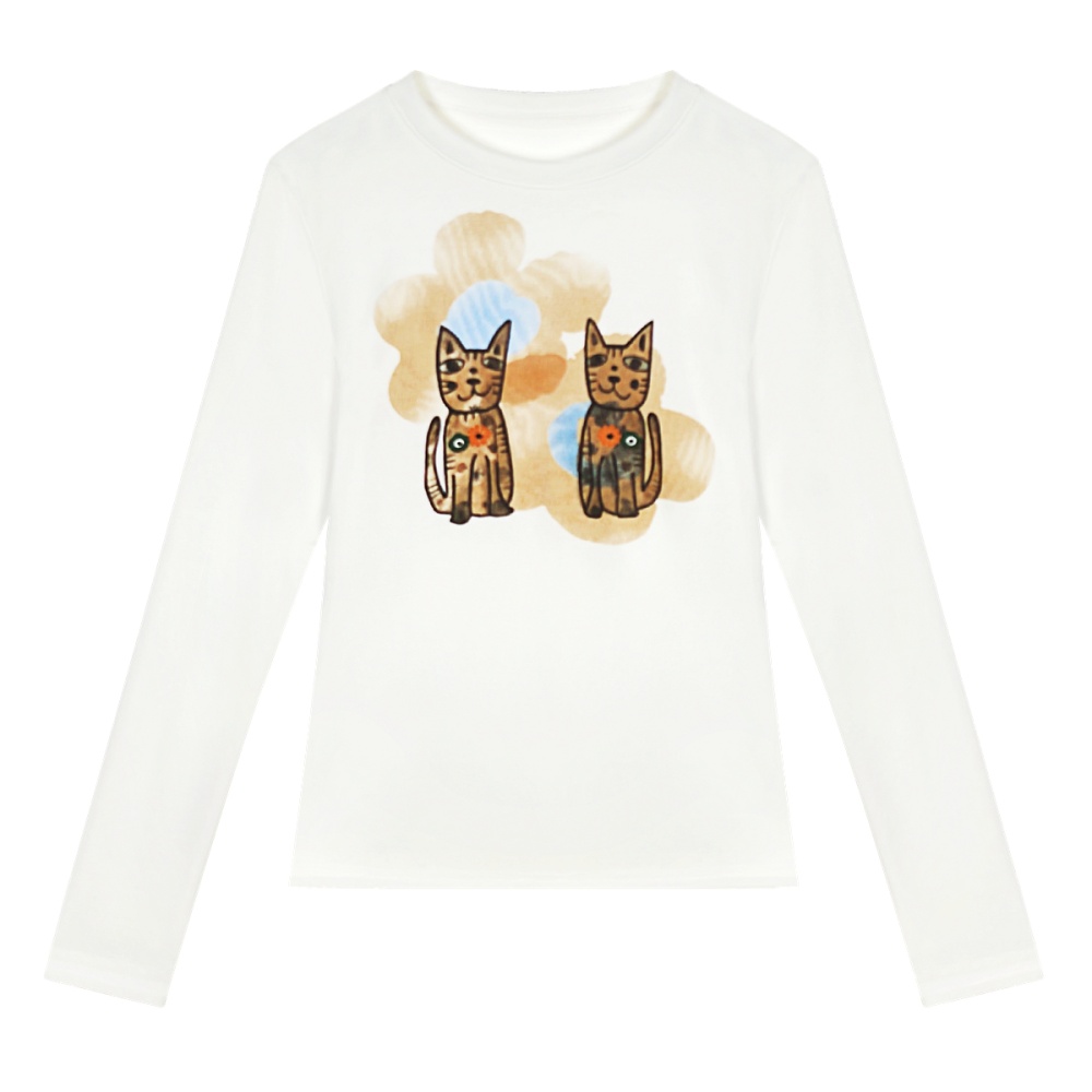 Cartoon Korean style T-shirt Casual tops for women