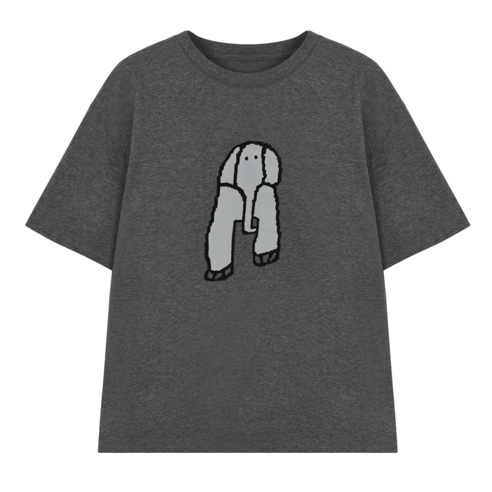 Summer slim tops short sleeve printing T-shirt for women