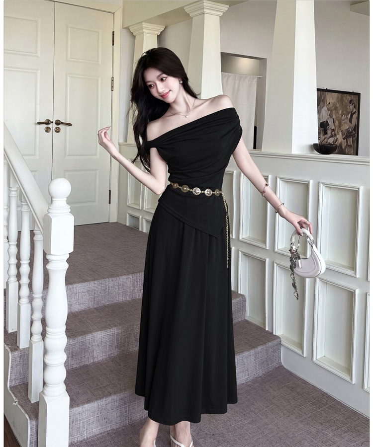 France style skirt slim T-shirt a set for women