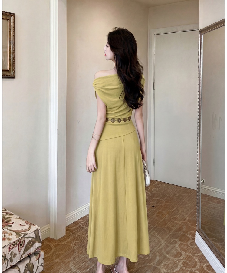 France style skirt slim T-shirt a set for women