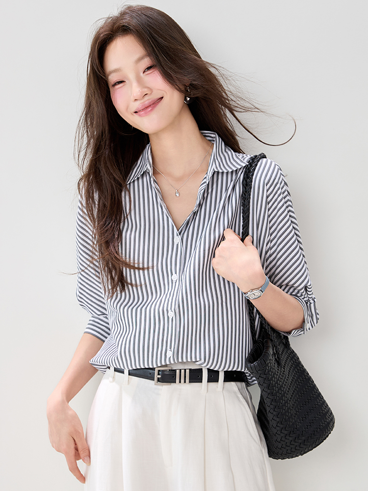 Niche light tops short sleeve summer shirt for women