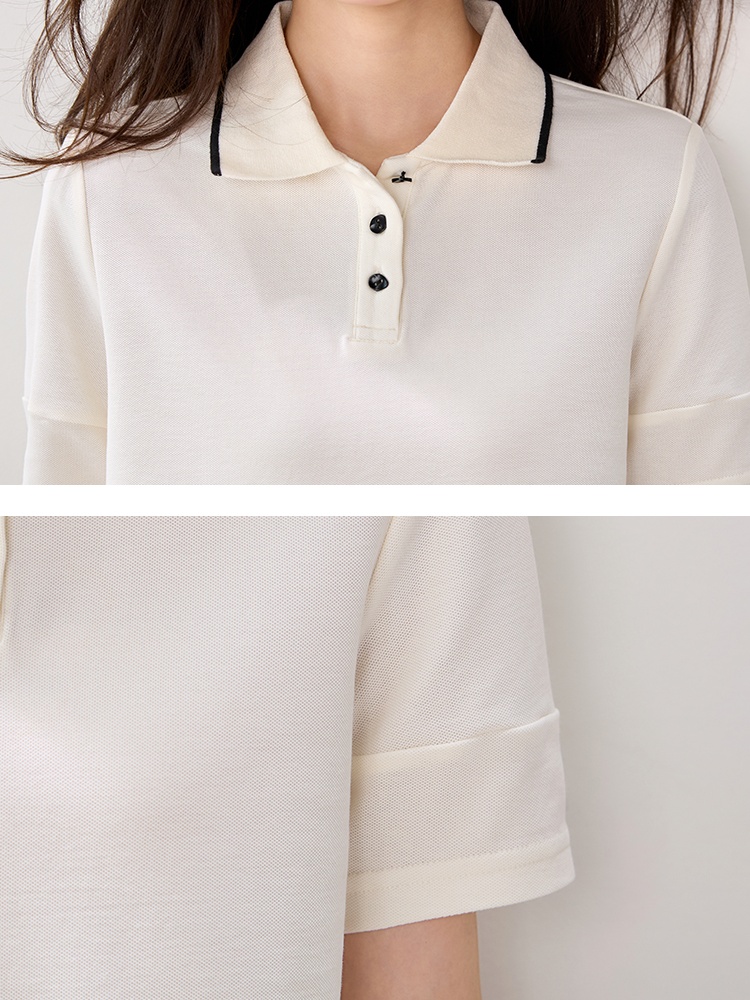 Short sleeve fashion mixed colors summer shirt for women