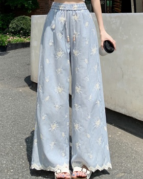 Straight pants Casual wide leg pants for women