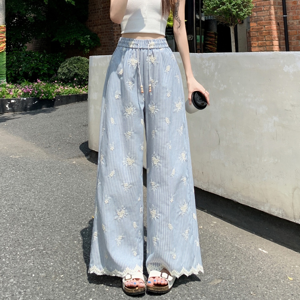 Straight pants Casual wide leg pants for women