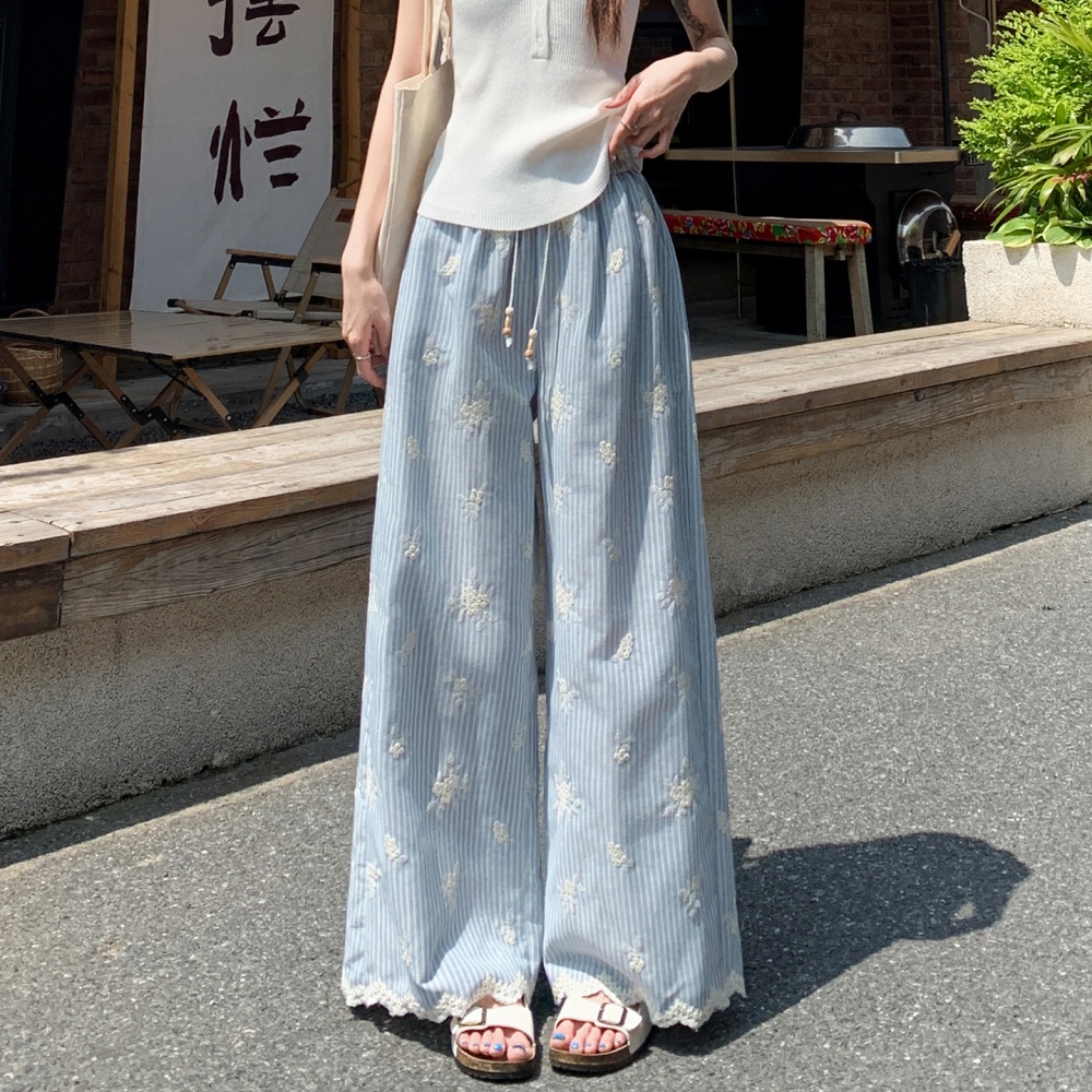 Straight pants Casual wide leg pants for women