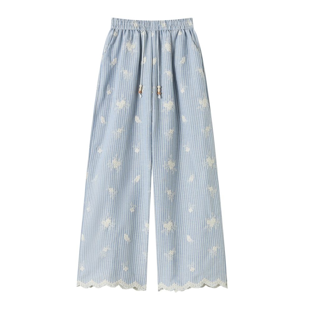 Straight pants Casual wide leg pants for women