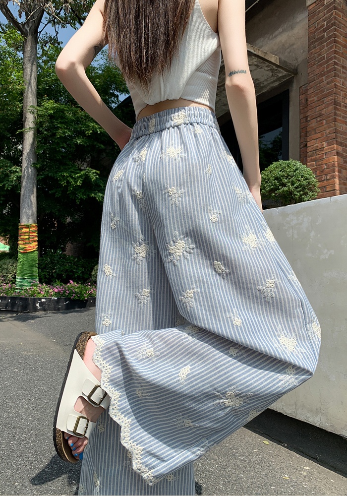 Straight pants Casual wide leg pants for women