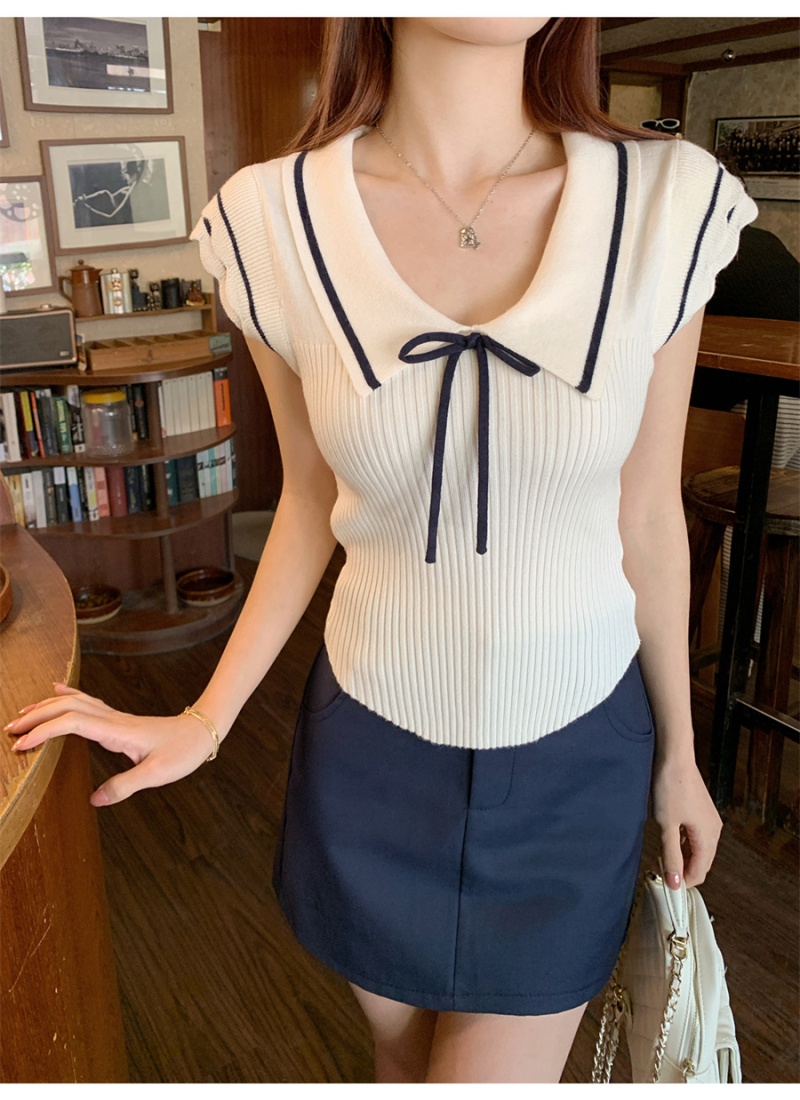 Summer frenum tops spicegirl short shirt for women