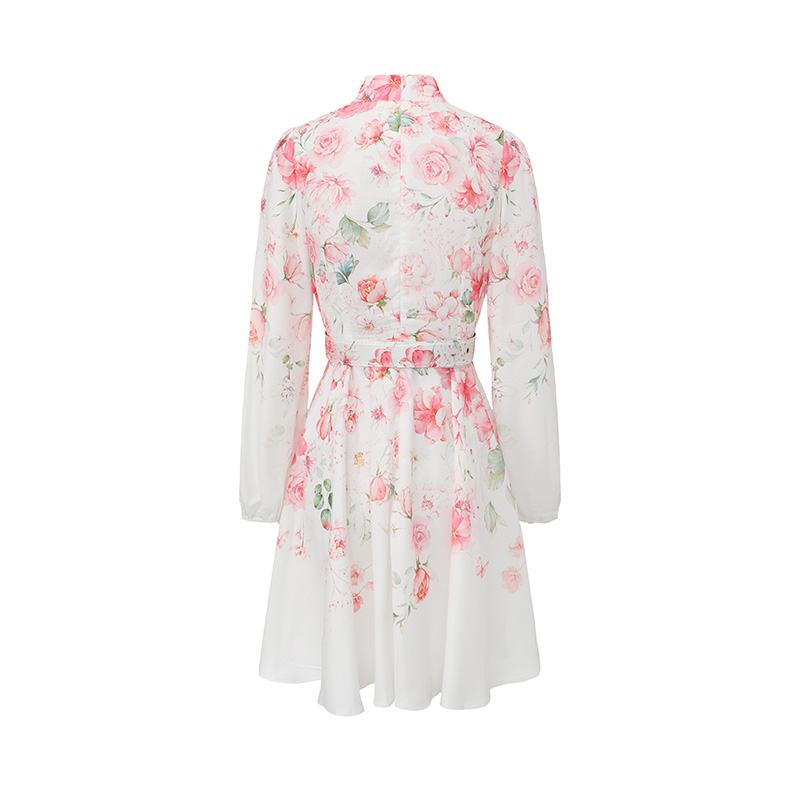 Spring and summer painted vacation painting dress