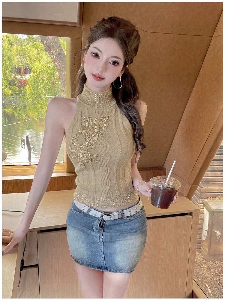 Sexy halter vest spicegirl sleeveless tops