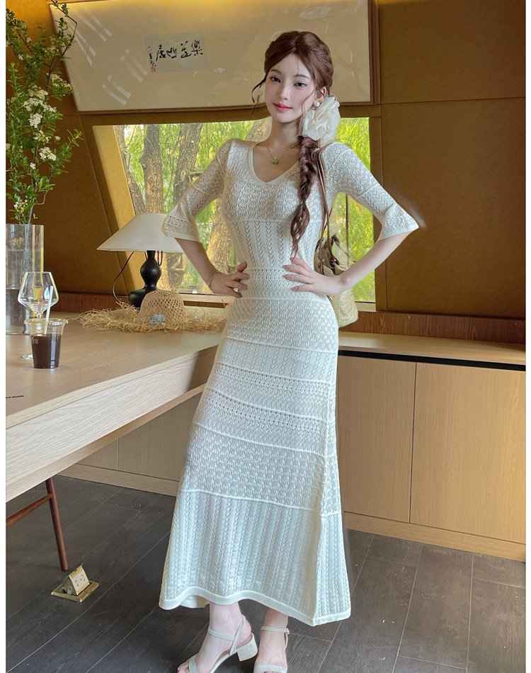 Beautiful hollow long dress summer dress for women