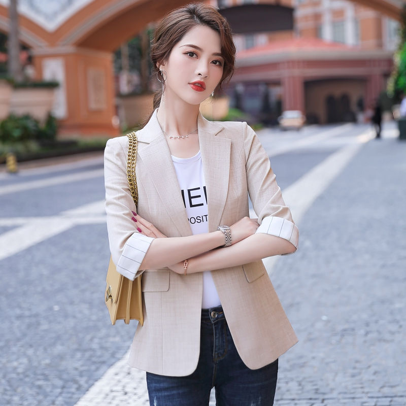 Korean style tops temperament business suit for women