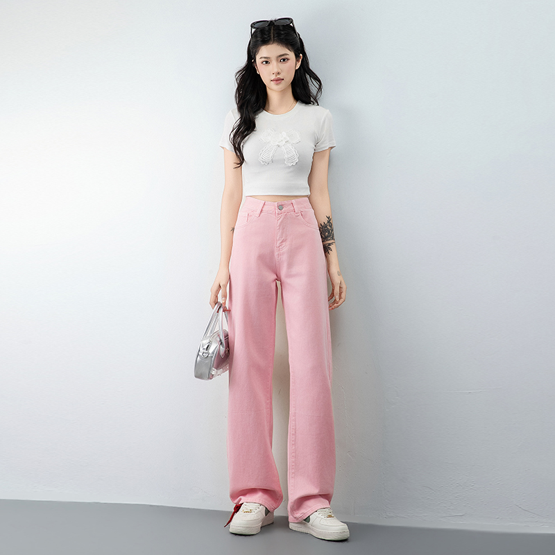 Drape wide leg pants mopping loose long pants for women