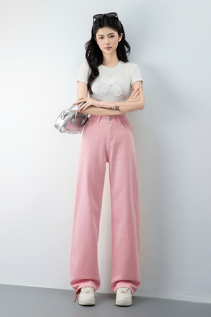 Drape wide leg pants mopping loose long pants for women
