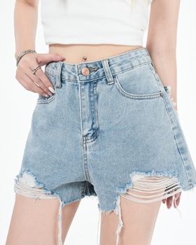 Spicegirl shorts wide leg short jeans for women