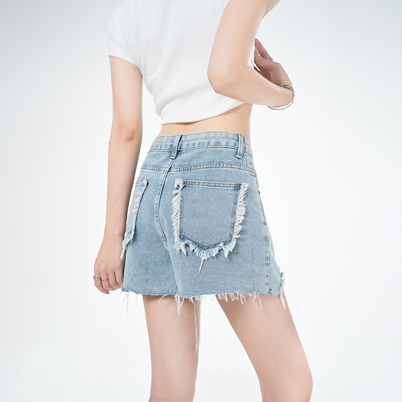 Spicegirl shorts wide leg short jeans for women