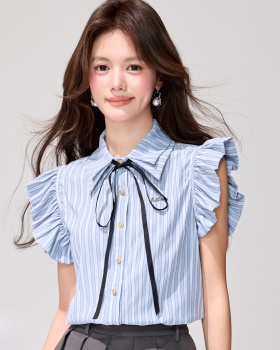 Sleeveless summer tops frenum shirt for women
