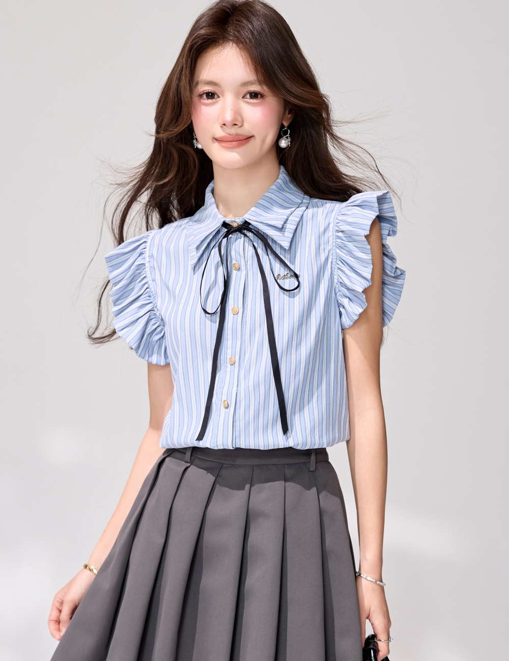 Sleeveless summer tops frenum shirt for women