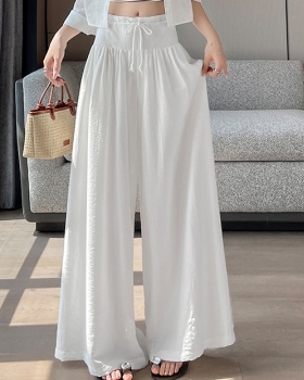 Lazy long pants all-match wide leg pants for women
