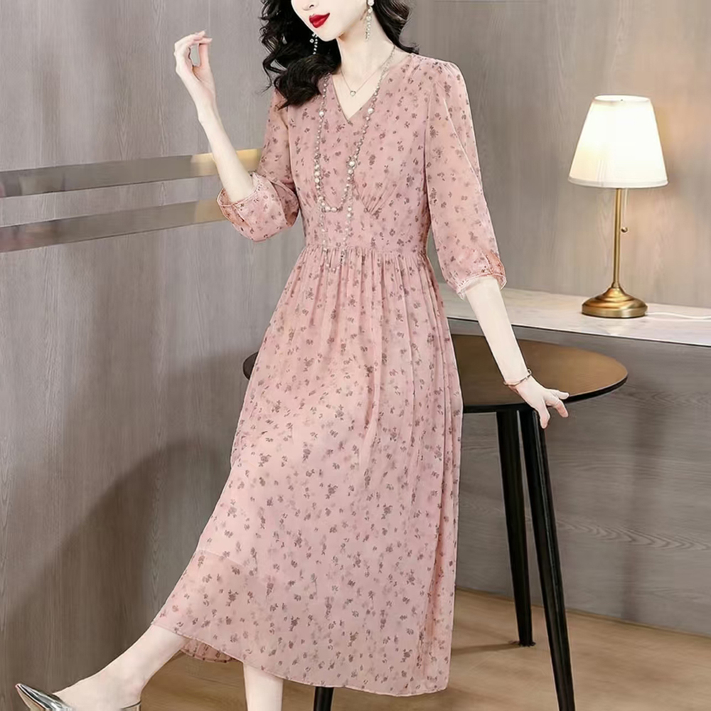 Lazy summer temperament France style dress