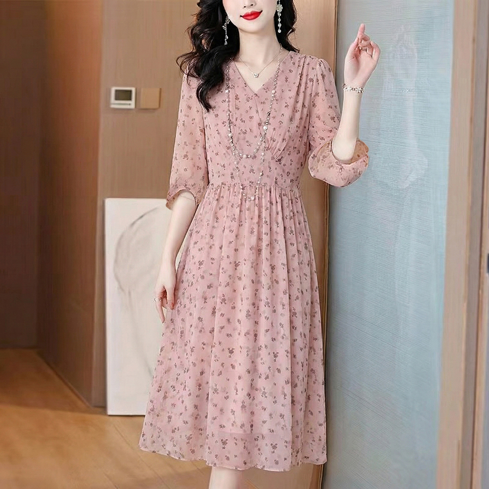 Lazy summer temperament France style dress