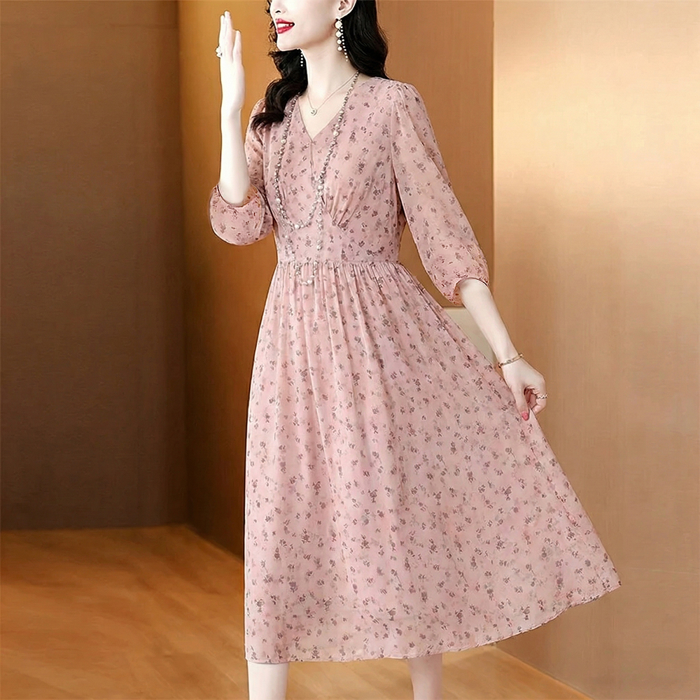 Lazy summer temperament France style dress