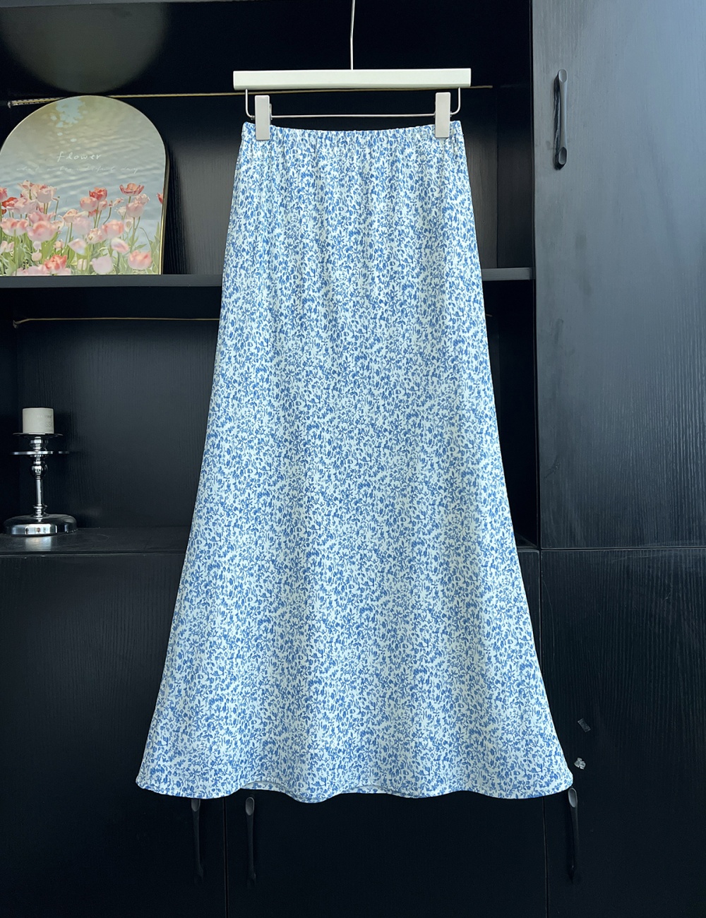 Floral high waist tender Korean style skirt for women