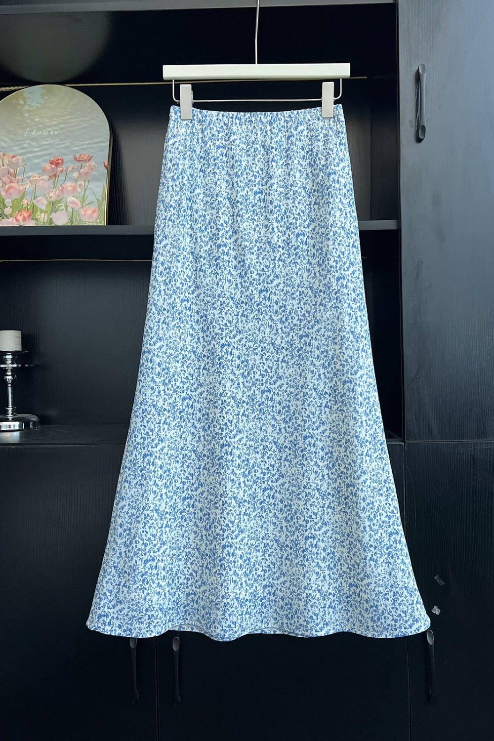 Floral high waist tender Korean style skirt for women