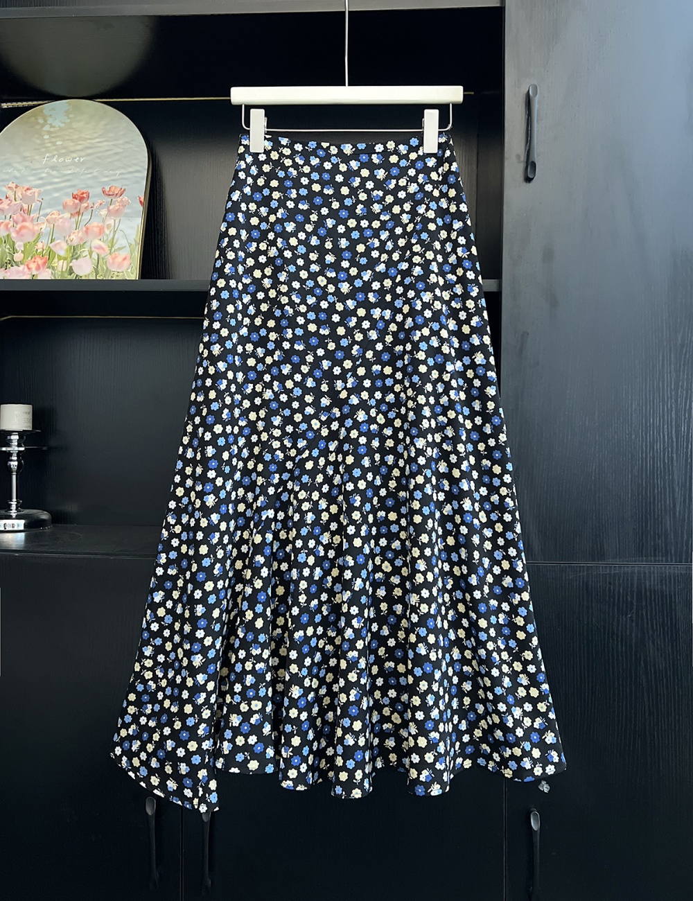 Irregular mermaid long dress A-line skirt for women