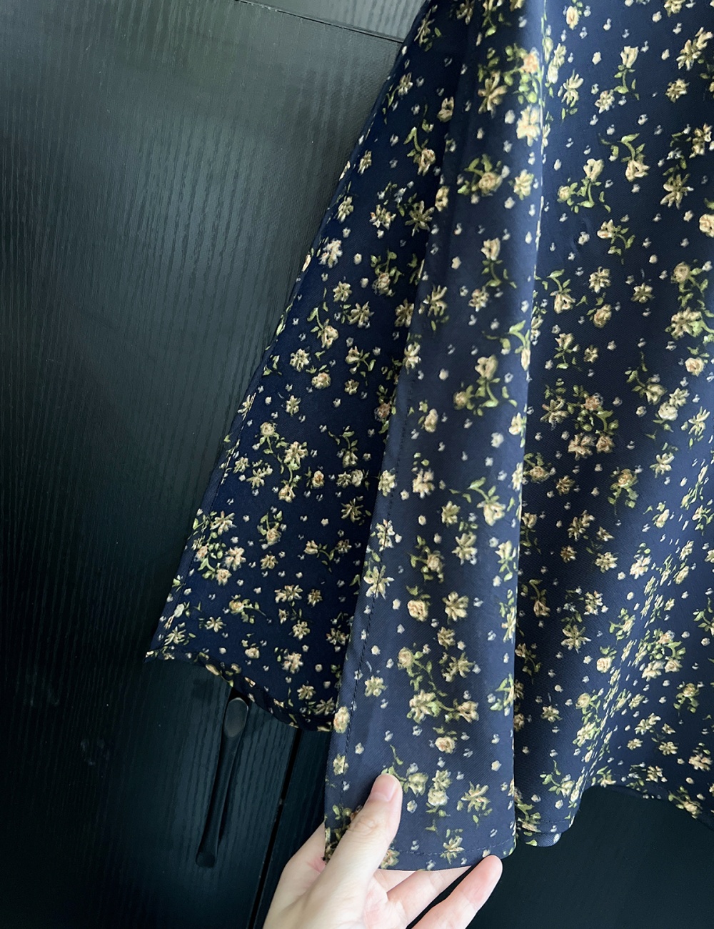 All-match summer A-line temperament floral skirt for women