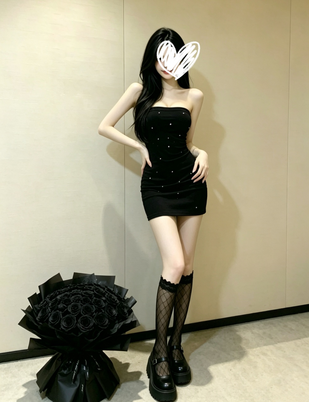Spicegirl wrapped chest lace T-back sexy fashion dress