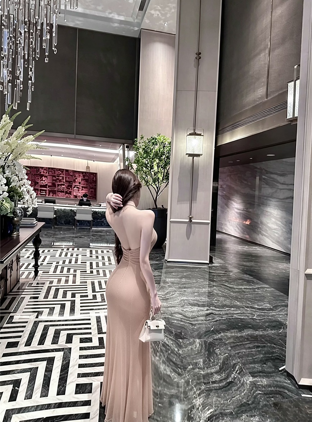 Sexy enticement long dress summer cross dress for women