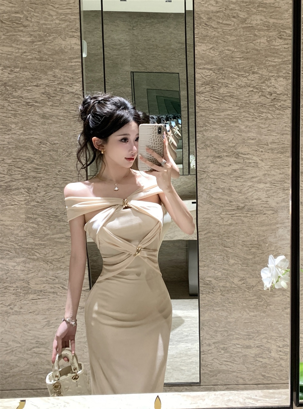 Sling summer dress temperament long dress for women