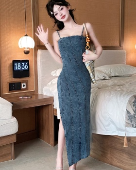 Korean style strap dress summer dress for women