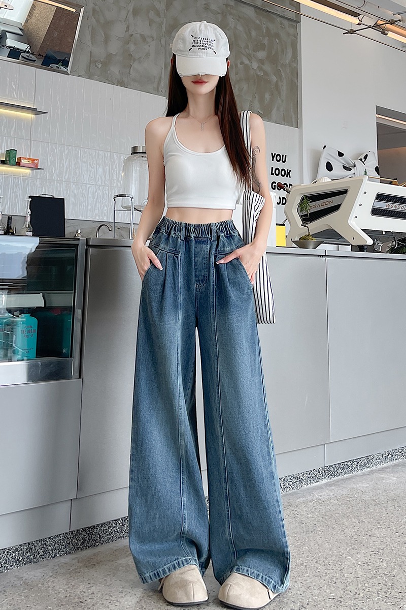 Summer wide leg slim loose wide leg pants for women