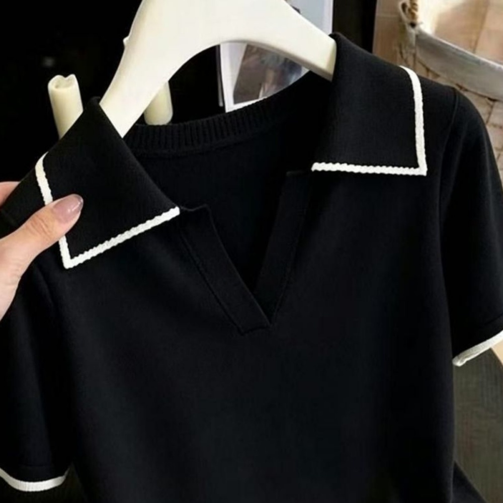 Light summer sweater France style T-shirt for women