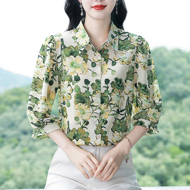 Western style tops spring and summer shirt for women