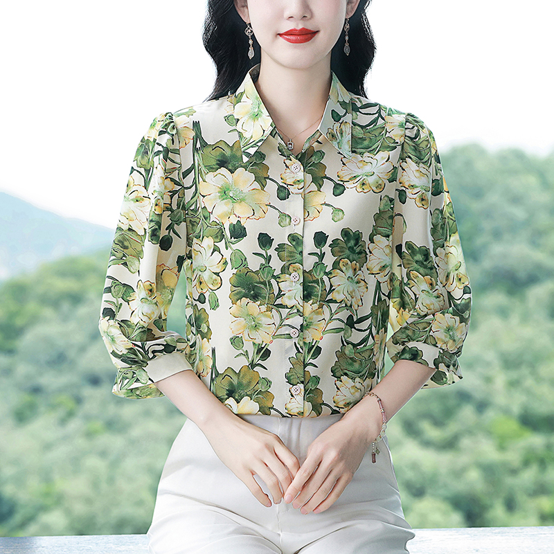 Western style tops spring and summer shirt for women