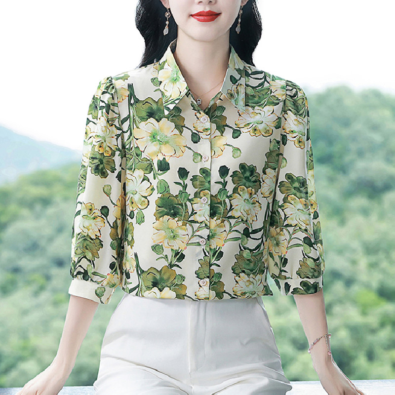 Western style tops spring and summer shirt for women