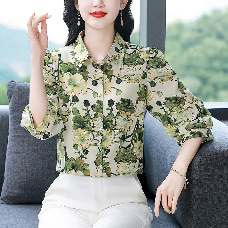 Western style tops spring and summer shirt for women