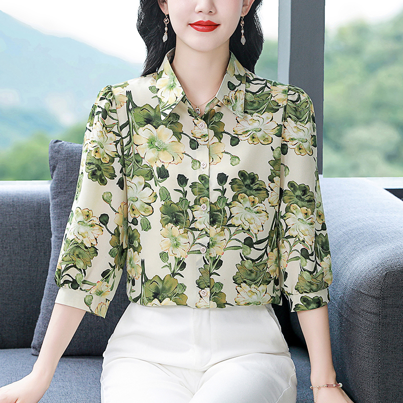 Western style tops spring and summer shirt for women