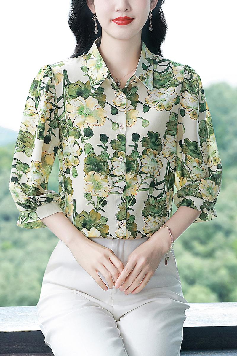Western style tops spring and summer shirt for women