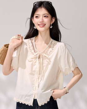 France style tender shirt summer small shirt